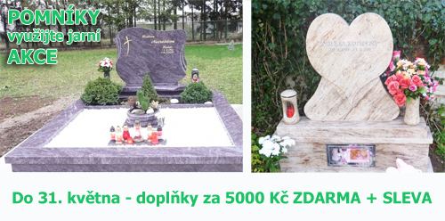Pomníky - jarní akce a slevy