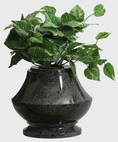 Dekorative stone vase V75